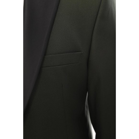 Derman Green Satin Collar 3 Piece Tuxedo - Picture 4 of 5